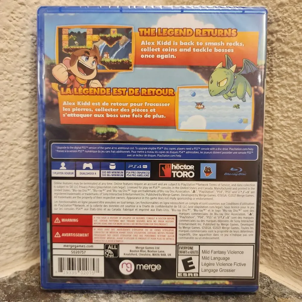 Game - Alex Kidd in Miracle World DX (NEW) - PS4